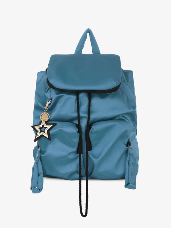 Chloé Mochila Mujer Joy Rider Azules Nylon PEFU86305